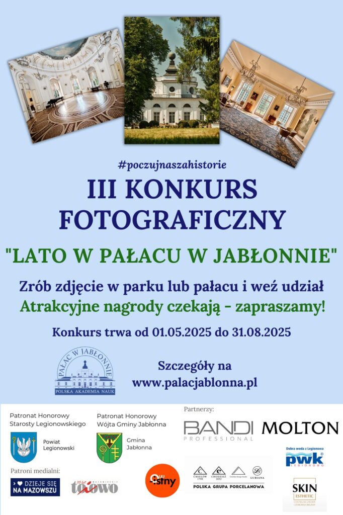 Plakat reklamujący konkurs, szczegóły w aktualności.